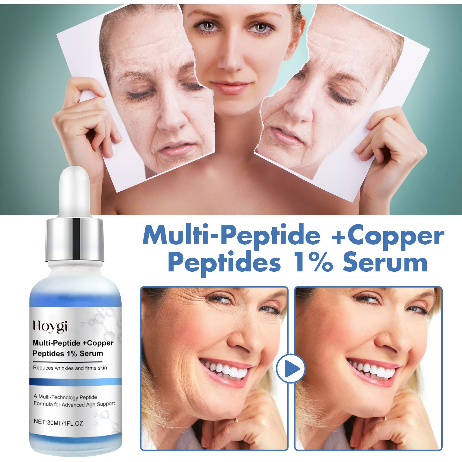 Skin Elasticity Firming Anti-Aging Facial Serum