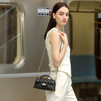 Light Luxury Fashion Womens Genuine Leather Shoulder Crossbody Bag