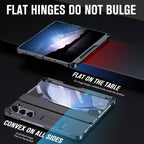 Phone Case Hinged Case With Built-in Screen Protector Side Pen SlotMagnetic KickstandAnd Protective Cover