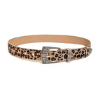 Womens Leopard-Print Versatile Sassy Waist Belt