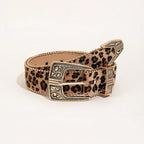 Womens Leopard-Print Versatile Sassy Waist Belt
